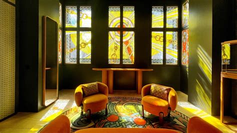 Step Inside Vienna’s Hermès Salon Privé, Where Stained Glass 